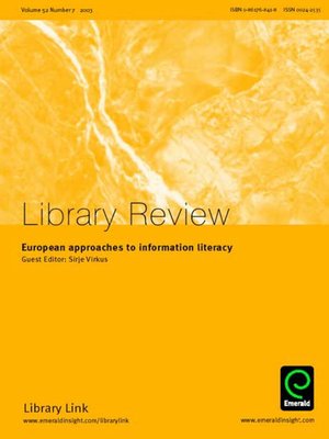 cover image of Library Review, Volume 52, Issue 7